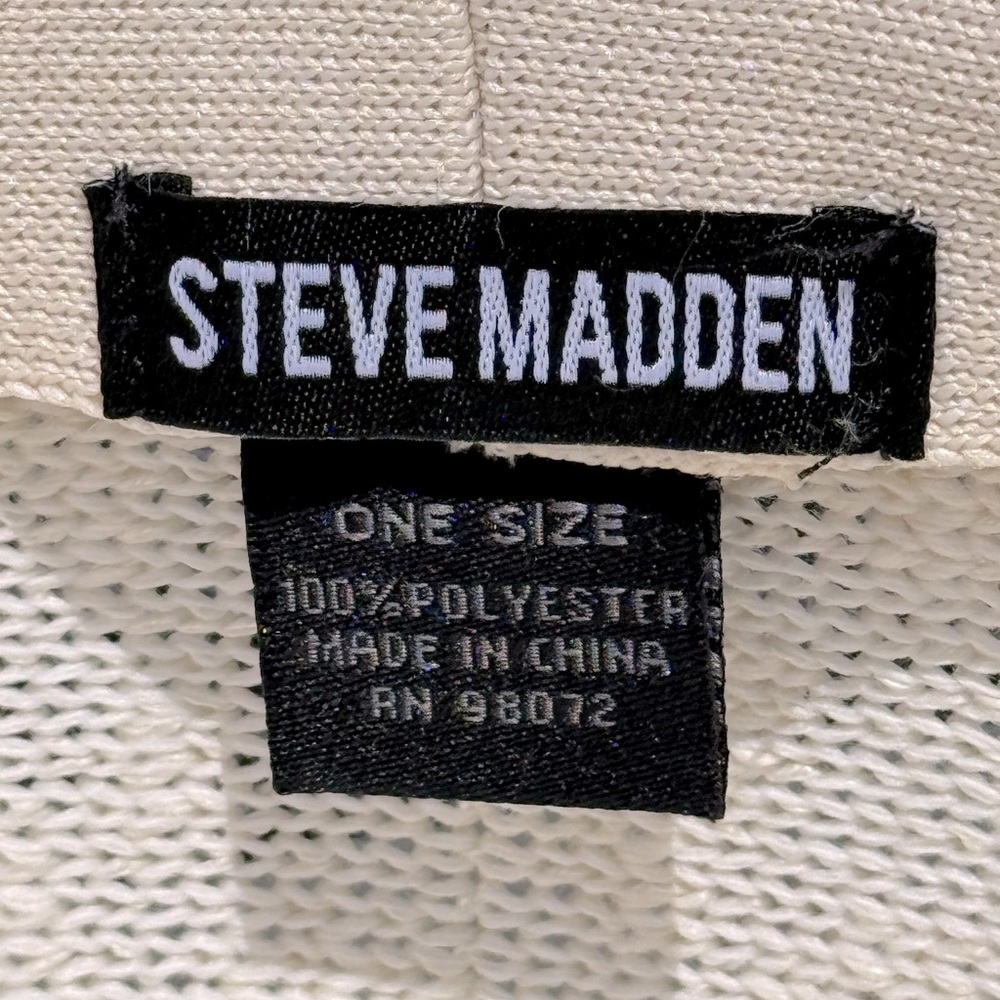 NWT Steve Madden Ivory Bucket Hat - Picture 3 of 5